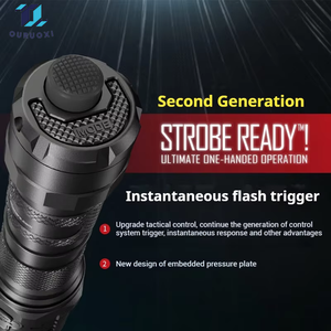 Lampe torche tactique rechargeable USB-C de 4000 lumens, prête pour le <span class=keywords><strong>stroboscope</strong></span>, avec organisateur LumenTac - Product Image 4