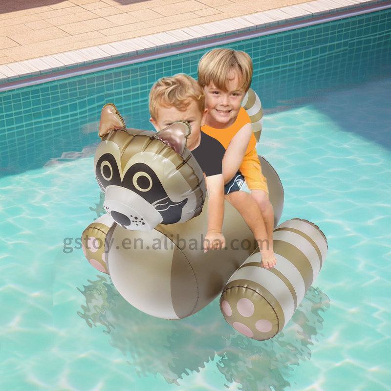 Raccoon Animal Inflatable Ride ons Pool