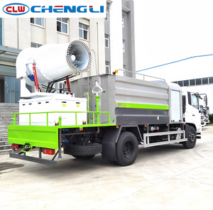 Camion anti-poussière CLW personnalisé 4x2 230HP Dongfeng 12000L pour l'entretien des routes municipales - Product Image 2