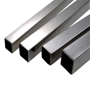 Tubes creux en aluminium T5 T6 6061 6063 personnalisés Tubes rectangulaires carrés en aluminium extrudé Tube carré en aluminium - Product Image 1