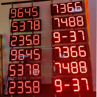 Poste de señal de gasolinera de pantalla de visualización de publicidad comercial led a la venta