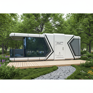 Maison capsule en acier écologique extensible, préfabriquée, villa, serre, remorque, petite cabane, <span class=keywords><strong>Airbnb</strong></span>, séjour, complexe hôtelier - Product Image 1