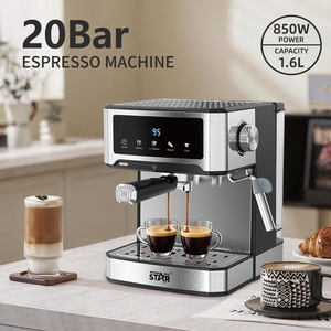 Cafetera Espresso Winningstar de 1.8L, Acero Inoxidable, Control Digital, Pantalla Táctil, con Función de Espuma de Leche - Product Image 2