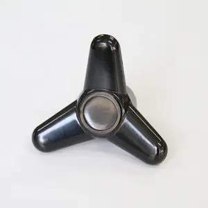 HZ102013 Black Bakelite Three-arm Handle Triangle Industrial Clamping Handwheel Knob