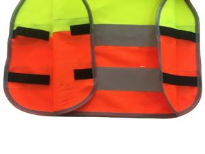 เสื้อกั๊กสะท้อนแสงเพื่อความปลอดภัยสำหรับเด็ก,เสื้อกั๊กจราจรเด็กมองเห็นน้ำได้ขายส่งเรืองแสงสีเหลือง - Product Image 4