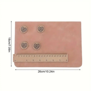 Cross-<b>border</b> Leather Magnetic <b>Display</b> Board, Folding Knitted Pattern Icon <b>Display</b> Rack, Knitting Tool Accessories Gift - Product Image 5