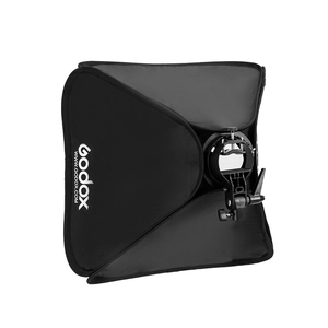 Godox 40Cm 50Cm <span class=keywords><strong>60Cm</strong></span> 80Cm Ajustable Speedlight Flash <span class=keywords><strong>Softbox</strong></span> + S Loại Bracket Bowens Núi Kit Cho Speedlite Studio Chụp - Product Image 2