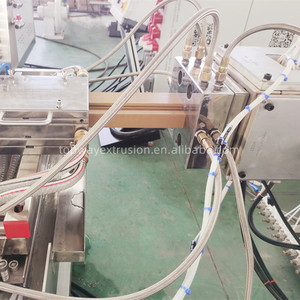 UPVC PE WPC cửa sổ và cửa ra vào đùn Máy làm PVC gấp cửa hồ sơ đùn dây chuyền sản xuất - Product Image 5