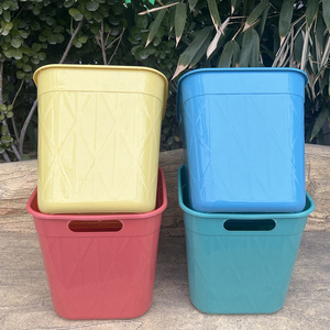 Small <b>Square</b> Household Trash Can 10L Open Indoor Waste <b>Bin</b> For Living Room Bedroom Office Bathroom - Product Image 4