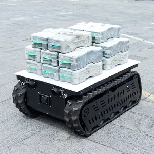 TinS-12E Tout terrain ugv rc véhicule Escalier charge lourde chenillé robot châssis