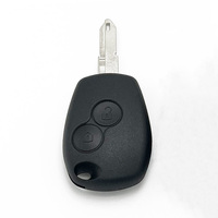 Clé de voiture Renault fabriquée en usine pour Clio Kangoo Master Modus Logan, clés de véhicule, coque de clé à plat Renault, clé à distance