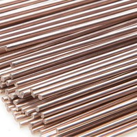 Barre de brasage cuivre-argent-phosphore BCuP-6 BCuP-5 BCuP-3, tige de soudage en alliage de cuivre, soudure 2% argent, application climatisation