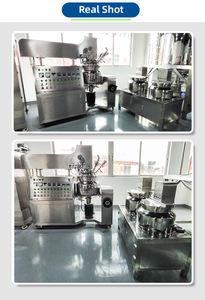 Tanque de vacío de elevación hidráulica, mezclador homogeneizador, tanque de mezcla, equipo de producción de crema cosmética, mezclador agitador, máquina para hacer jabón - Product Image 5