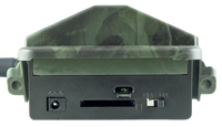 Caméra de chasse à vision nocturne 30M, étanche IP68, alimentation solaire, suivi de la faune, batterie avec carte SD