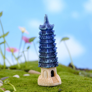 Miniatura Fai-da-te <span class=keywords><strong>in</strong></span> Resina: Pagoda Antica Simulata, Statuetta per Auto, Decorazione Paesaggistica per Tavolo <span class=keywords><strong>in</strong></span> Sabbia, Mini Fata per Halloween - Product Image 5