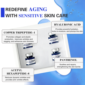 Suero <span class=keywords><strong>L</strong></span> GHK-CU Antienvejecimiento y Rejuvenecedor/Reparación de la Barrera Cutánea/Suavizante para Piel Sensible/Hidratación Profunda y Retención de Humedad/Efecto Lifting - Product Image 4