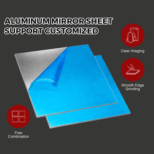 صفيحة ألمنيوم مصقولة حسب الطلب ، بفيلم ذهبي أزرق من أجل صفيحة من الذهب - Product Image 4