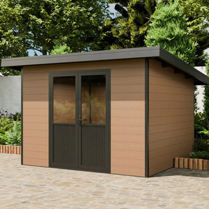 Bâtiment <span class=keywords><strong>de</strong></span> <span class=keywords><strong>jardin</strong></span> extérieur série D nouveau Design <span class=keywords><strong>de</strong></span> mode hangar en <span class=keywords><strong>bois</strong></span> plastique composite maison cour et <span class=keywords><strong>jardin</strong></span> salle à outils en plastique - Product Image 1