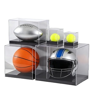 Boîte de Rangement Transparente Carrée sur Mesure, Protection Anti-UV, Vitrine <span class=keywords><strong>en</strong></span> Acrylique Cube pour Ballons de Golf, Baseball, Basket, Football, Soccer - Product Image 2