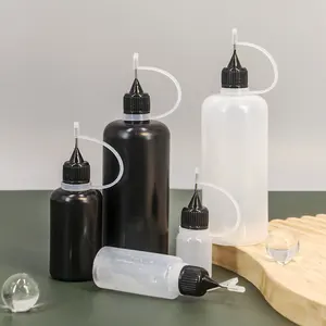 5ml 10ml 15ml 30ml पीईटी प्लास्टिक निचोड़ सुई बोतल सुई टिप प्रकार ड्रॉपर की बोतलें