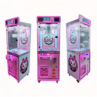 Machine à cadeaux commerciale à monnayeur avec paiement par code QR, effets lumineux LED et sonores, pour salle de jeux intérieure et centre commercial