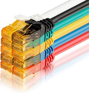 하이 퀄리티 3M Cat6 UTP 네트워크 케이블 레드 외부 PreMax SFTP + CCTV 카메라 압착 및 광학 통신을 위한 2C 쉴드 - Product Image 1