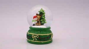 <span class=keywords><strong>Resina</strong></span> personalizzata 45MM sfera di neve cappello renna ragazza globo acqua vetro soffiaggio neve regalo decorazione natale Babbo Natale Souvenir - Product Image 6