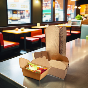 Porta pranzo usa e getta in carta Kraft confezione Fast Food contenitore da asporto <span class=keywords><strong>per</strong></span> Dessert <span class=keywords><strong>per</strong></span> gelatina di Sushi realizzata in materiale <span class=keywords><strong>per</strong></span> animali domestici - Product Image 2