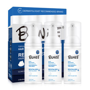 BUNEE 60ml OEM Biotin Penghambat DHT Peppermint Perawatan Penumbuh Rambut Serum Tonik Minyak Penumbuh Rambut - Product Image 5