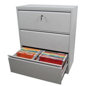 Kim Loại bên 3 ngăn kéo tủ hồ sơ với khóa văn phòng điều hành tài liệu ngăn kéo lưu trữ thép Tủ hồ sơ để bán - Product Image 4