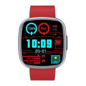 Montre de sport, moniteur de fitness au poignet, mesure de la température corporelle, appel SOS, écran tactile complet, appel Bluetooth pour hommes et femmes, montre connectée - Product Image 3