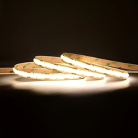 Bande lumineuse en gros 12V 24V 320 puces/m 8mm 3000K 4000K 6500K Intérieur Extérieur Étanche Flexible COB Bande lumineuse LED