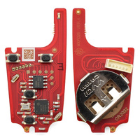 Llave Remota Universal Xhorse XKBU21EN con Cable, 4 Botones, Llave Flip Xhorse VVDI, Clave VVDI de Xhorse