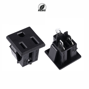 Regleta de alimentación de escritorio NEMA 5-15P, toma de corriente de CA de 3 clavijas y 15 A, enchufe estándar estadounidense (tipo tarjeta) ROHS CE - Product Image 1