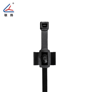 สายรัดเคเบิล Lianyang แบบมีหัวเกลียวพร้อมตัวล็อค สำหรับรัดสายไฟ สีดำและสีขาว 8X15026784X150 - Product Image 3