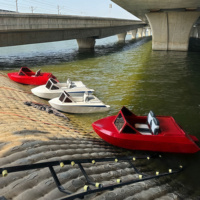 Nouveau mini-bateau de jet-ski en fibre de verre certifié EPA, double siège à 2 temps hautement rentable, choix populaire pour le ski nautique