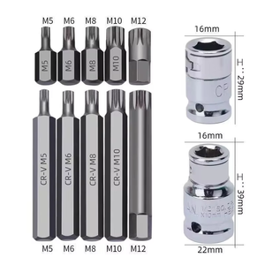 T308 Lot de 40 outils de réparation automobile 1/2 ''3/8'' adaptateur à douille hexagonale pour voiture - Product Image 2