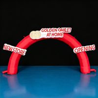 Arche publicitaire gonflable géante personnalisée en tissu Oxford, résistante à l'eau, durable, facile à installer, pour l'ouverture d'un nouveau magasin, lancement commercial