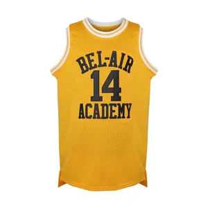 Camisa de basquete de alta qualidade para equipe juvenil 2024, uniforme de malha de sublimação com bordado, camisas de basquete nbaing