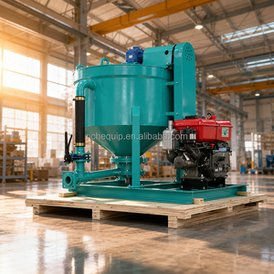 RICH RM400D 400L Diesel High Shear Grout Mixer Cement Bentonite Mixing Machine for Tunnel <b>Foundation</b> Grouting - Product Image 6