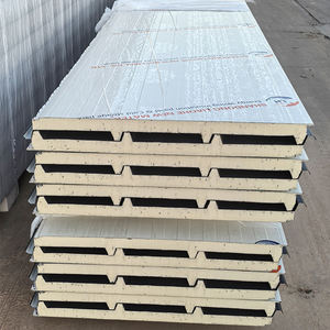 Panneau sandwich PU 50 mm 100 mm avec ouvertures pré-découpées en usine pour fenêtres et portes, murs et toits - Product Image 5