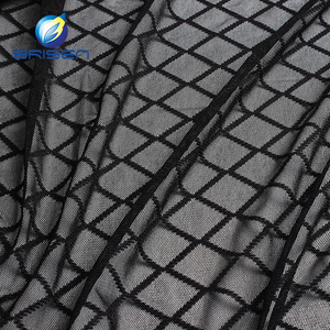 Acquistare tejidos jacquard tenda nera del vestito di <span class=keywords><strong>tul</strong></span> en línea - Product Image 4