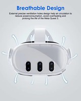 Coque de protection transparente et durable AL-Q113 pour lunettes VR Meta Quest 3, étui anti-rayures