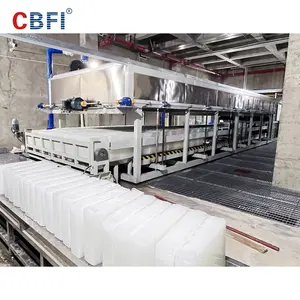 सीबीएफआई 10 15 20 25 30 50 टन बर्फ ब्लॉक बनाने की मशीन औद्योगिक मछली बर्फ ब्लॉक मशीन संयंत्र