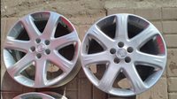 Nuevas Llantas de Aleación de Aluminio 18X7.0, Diseño Multirradio, Acabado Plateado Completamente Pintado, Compatibles con Modelos Japoneses/Alemanes/Americanos