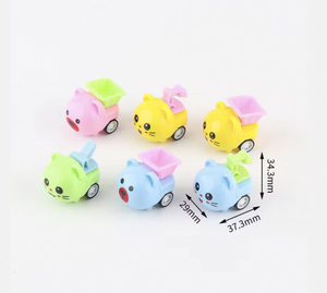 激安 カラフル ミニ 漫画風 建設車両 プルバックカー 摩擦車 プロモーションギフト - Product Image 1