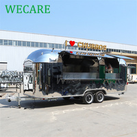 Wecare caravane rapide mobile magasin restaurant kiosque alimentaire hamburger nourriture bbq camping-car concession foodtruck remorque cuisine camion