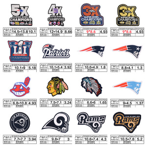 정글 자수 로고 야구팀 패치 & 배지 (동물 모양, 뒷면 접착제) - 의류 및 홈 텍스타일용 중국 도매 - Product Image 2