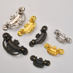 Furniture Handle Zinc Alloy Bar Shape Traditional Style <b>Drawer</b> Cabinet Pull Durable Plated Finish - Product Image 3