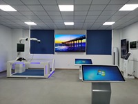 55'' Indoor-Standdisplay mit LCD-Touchscreen und 4K LED-Anzeige für Animationen und Grafiken